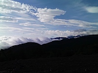 入笠山から望む富士山